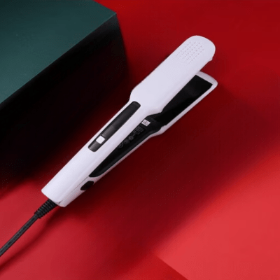 Lisseur Cheveux - HairStraightenerBrush™ - Blanc - Theref Univers Beauté