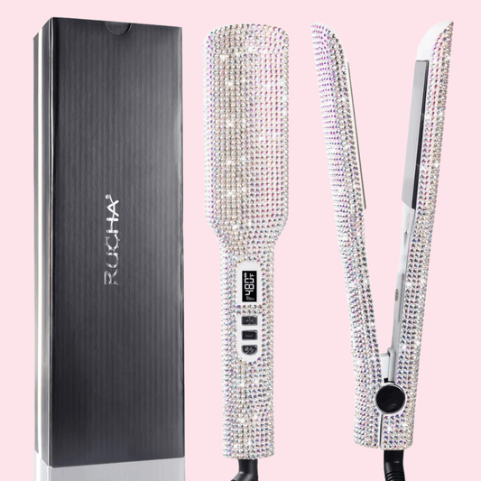Lisseur Professionnel - RhinestoneStyler™ - Blanc - Theref Univers Beauté