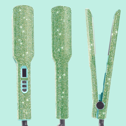 Lisseur Professionnel - RhinestoneStyler™ - Vert - Theref Univers Beauté