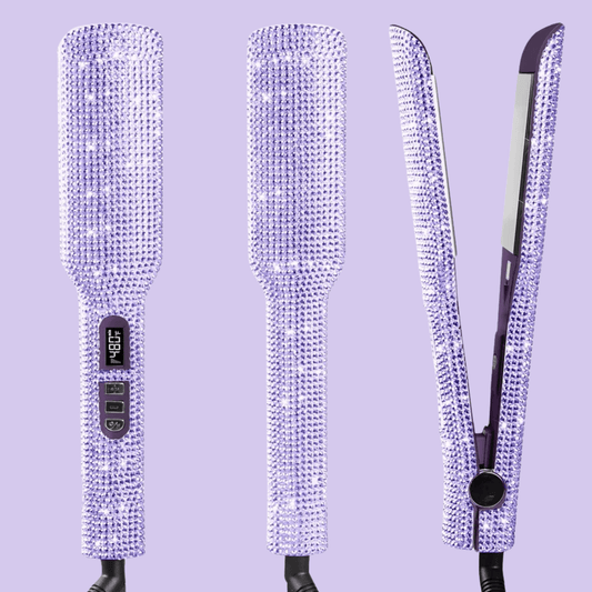 Lisseur Professionnel - RhinestoneStyler™ - Violet - Theref Univers Beauté