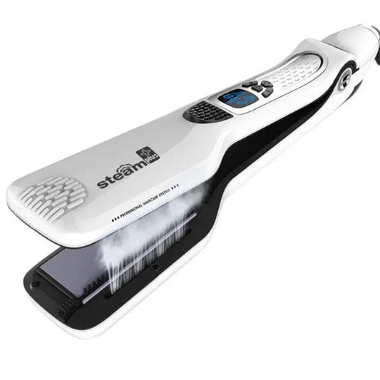 Lisseur Vapeur - VaporBrush™ - Blanc - Theref Univers Beauté